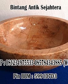 Wastafel Marmer Merah