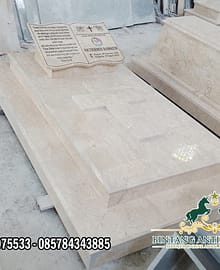 Model Makam Marmer Kristen Modern Minimalis