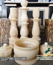 Tempat Lilin Set Onyx