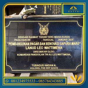 Batu Prasasti Granit Batu Prasasti Granit