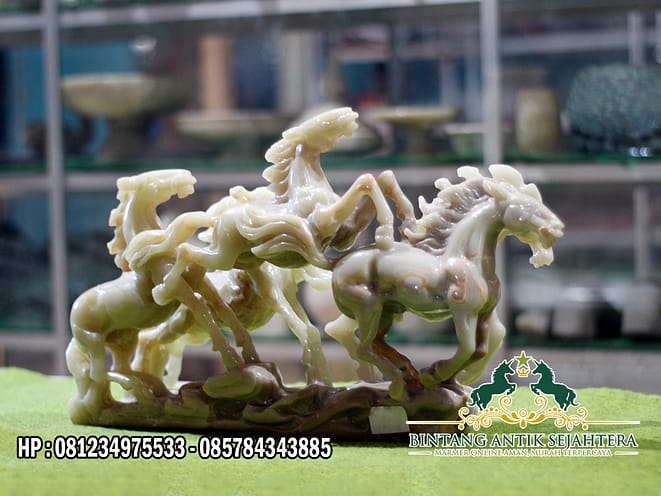 Patung Kuda Renteng Batu Onyx Patung Kuda Renteng Batu Onyx